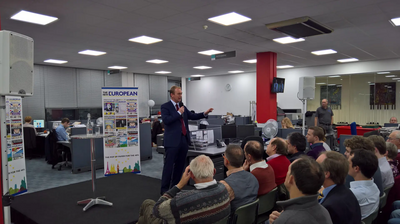 Tim Farron in Norwich at the New European