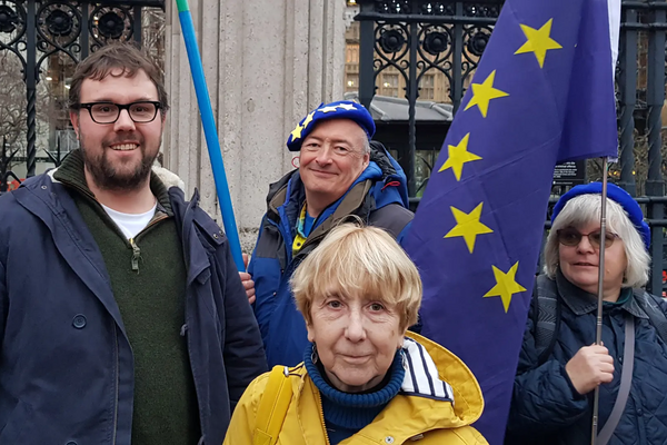 Lib Dem / Norfolk for Europe people at Westminster